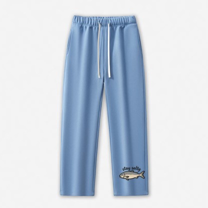 BLEIBE SALZIG! Dead Fish Grafik-Freizeithose - Blue - 5XL - image 2
