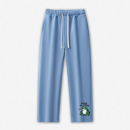 SNACK OR RIBBIT Frosch-Grafik-Freizeithose - Blue - 5XL - image 5