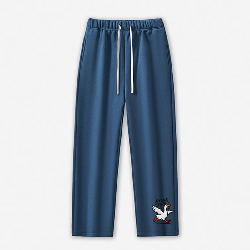 HONK SQUAD Running Goose Graphic Freizeithose - Dark Blue - 5XL - image 1