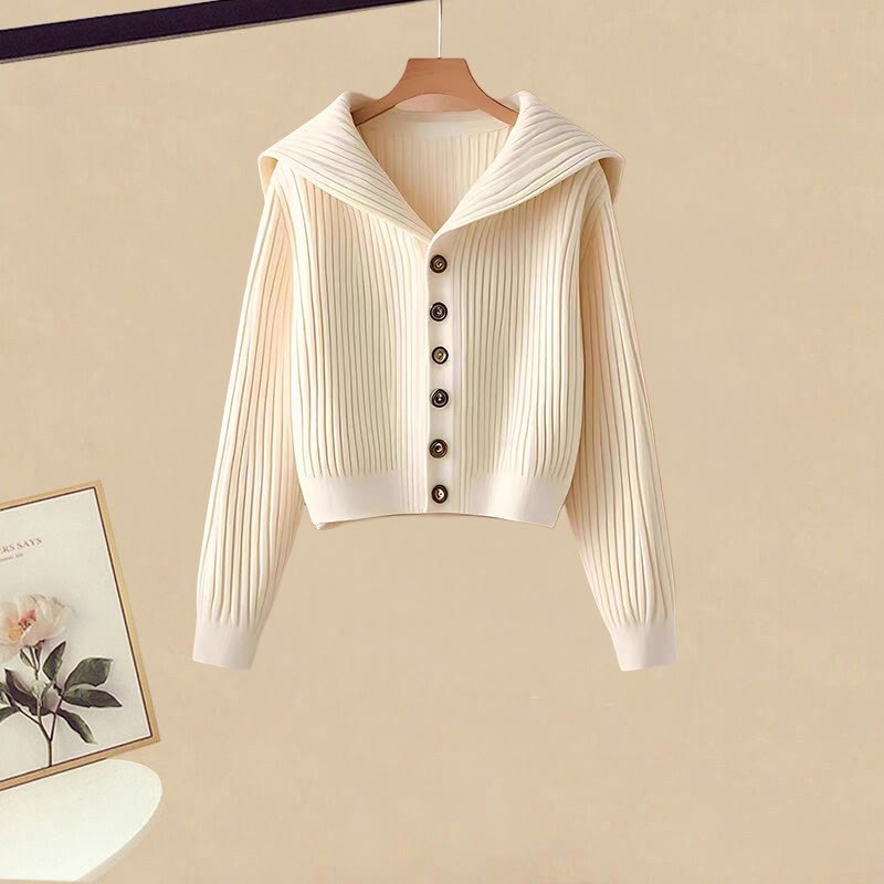 Zweiteiliger Strick-Cardigan-Rock - Strickjacke - 3XL - image 2