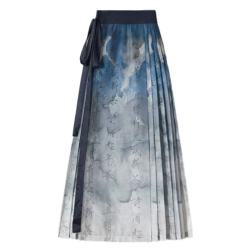 Vintage Schnalle Quaste Shirt Buchstabendruck Pferdegesicht Rock - Rock - L - image 4