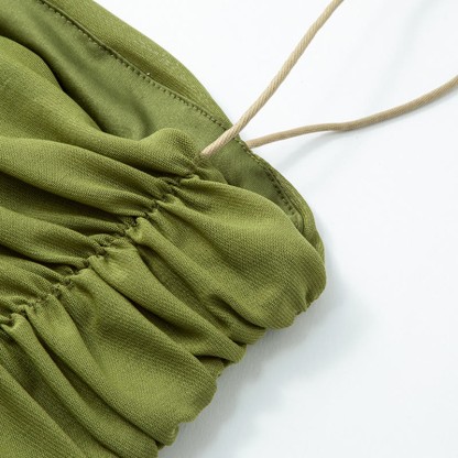 Vintage Cardigan Gerafftes Tube Top Pferdegesichtsrock - image 5