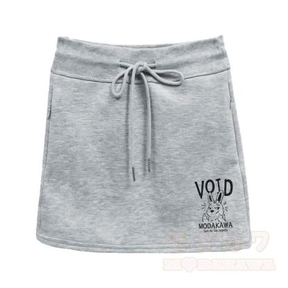 MODAKAWA VOID A-Linien-Rock mit Grumpy Bunny-Grafik - Grau - 2XL - image 1