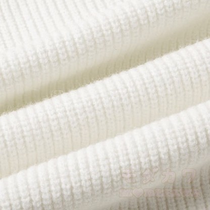 Zweiteiliges Set: Strickpullover mit Bärenmotiv, Hose mit Taschen - image 6