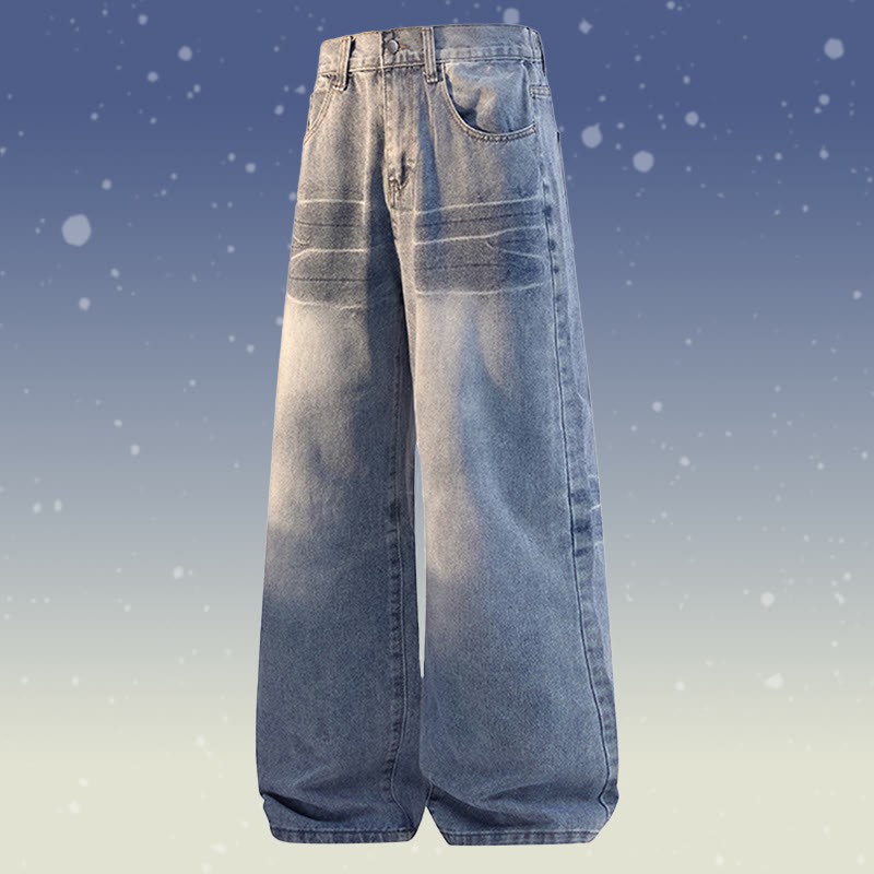 Zweiteiler: Strickpullover mit Farbverlauf und Jeans - Blue Pants - 2XL - image 7