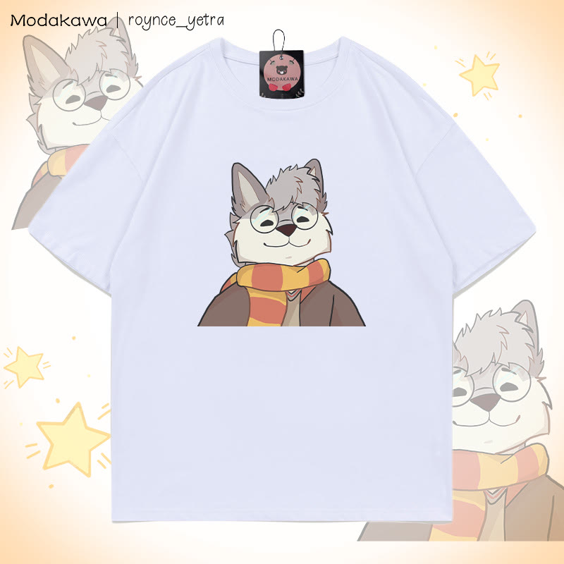 MODAKAWA X roynce_yetra Roy Smiles Grafik-T-Shirt - White - 5XL - image 2