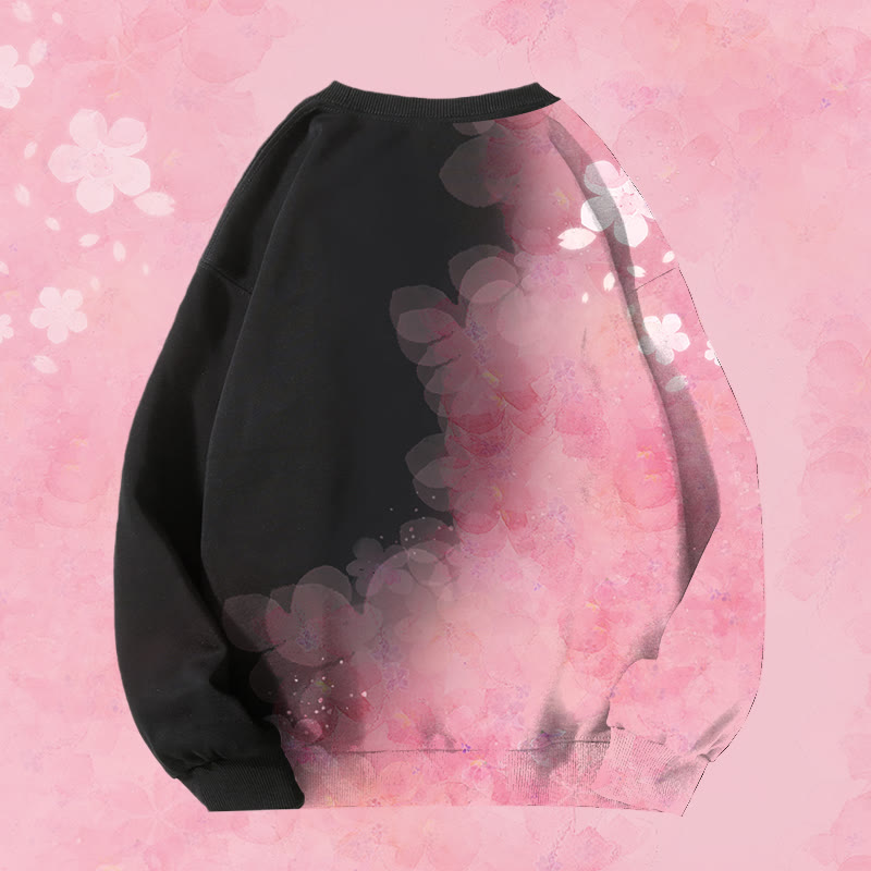 MODAKAWA Unisex-Sweatshirt mit Blumenmuster und Farbverlauf - image 2