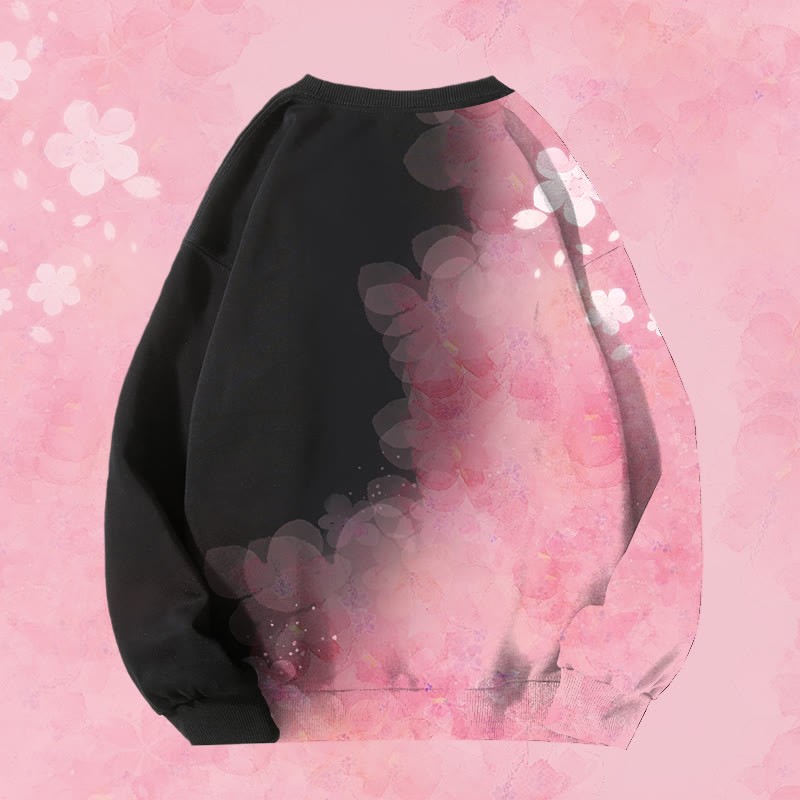 MODAKAWA Unisex-Sweatshirt mit Blumenmuster und Farbverlauf - image 2