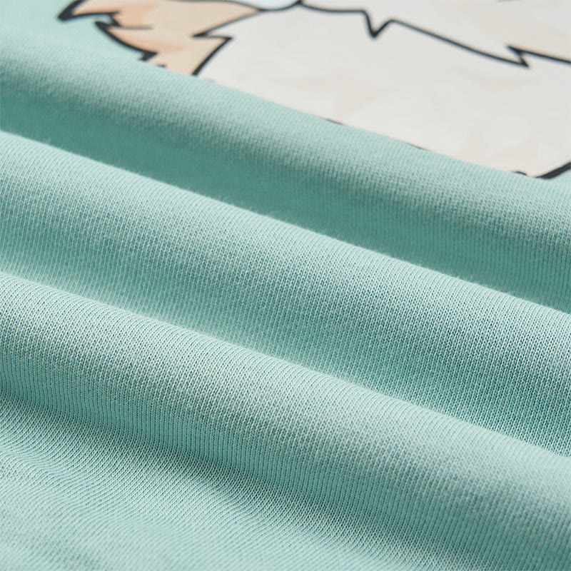 MODAKAWA Smoking Bunny Grafik Streetwear Pullover Hoodie - image 6