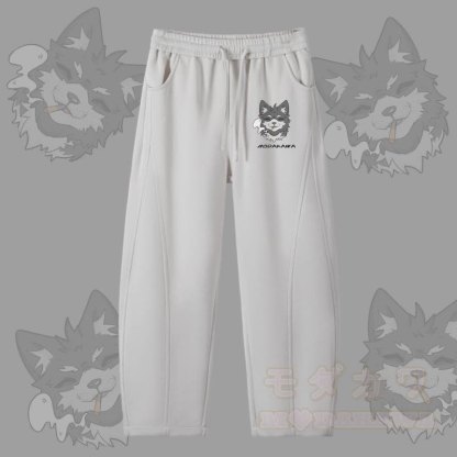 MODAKAWA Koda Smoking Puppy Graphic Herren-Unterhose mit Kordelzug - Grau - 4XL - image 2