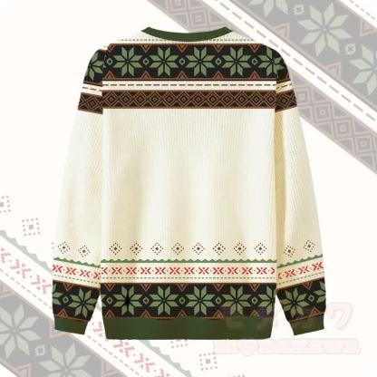 MODAKAWA ERINNERUNG AN DAS LEBEN Pullover mit Katzenmotiv und Mugshot-Motiv - image 2