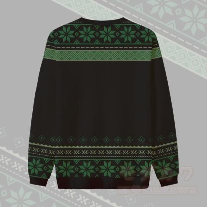 MODAKAWA ERINNERUNG AN DAS LEBEN Pullover mit Katzenmotiv und Mugshot-Motiv - image 4