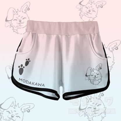 MODAKAWA Nabi Smoking Bunny Gradient Shorts - Rosa - 5XL - image 1