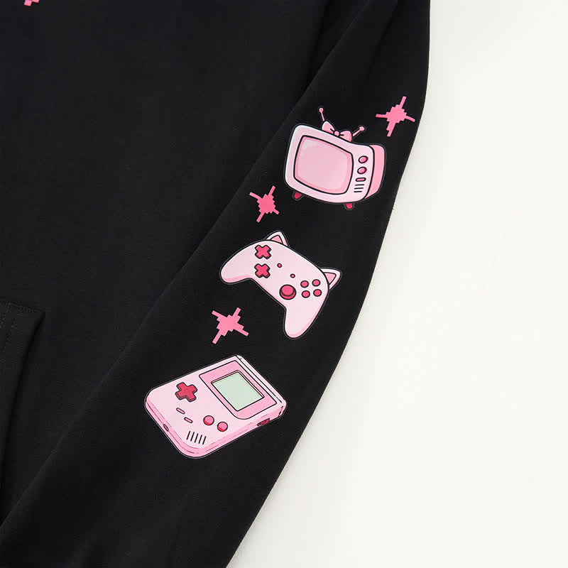 Pixel Heart Game Grafik-Hoodie (locker) - image 7