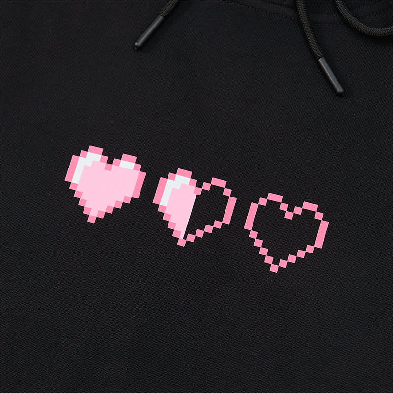 Pixel Heart Game Grafik-Hoodie (locker) - image 8