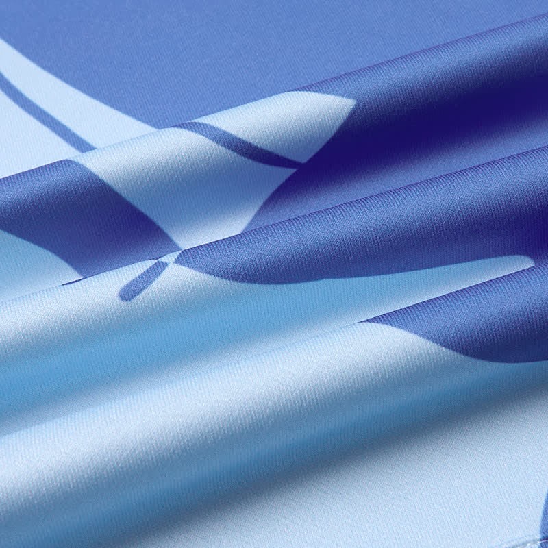 MODAKAWA Pullover-Hoodie mit Hai-Grafik und Farben -Print - image 2