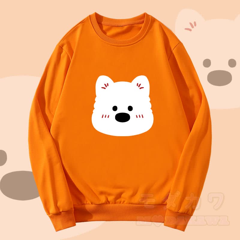 MODAKAWA Unisex-Sweatshirt mit niedlichem Bärenmotiv - Orange - 5XL - image 1