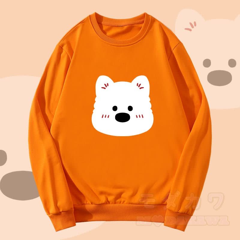 MODAKAWA Unisex-Sweatshirt mit niedlichem Bärenmotiv - Orange - 5XL - image 1
