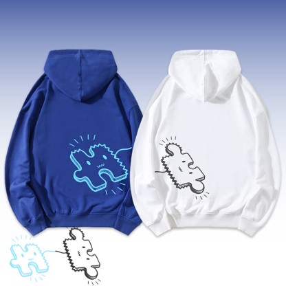 MODAKAWA Puzzle Graphic Partner-Hoodie - image 1