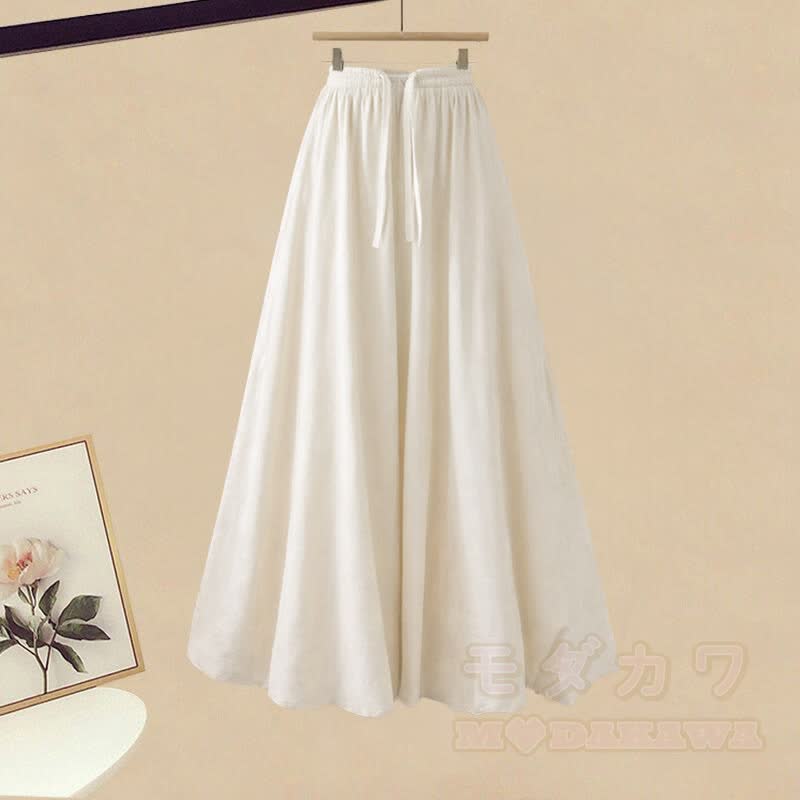 Strickpullover mit Schnürung, Ballonrock und passendes Outfit - Rock (Einzeln) - XL - image 3