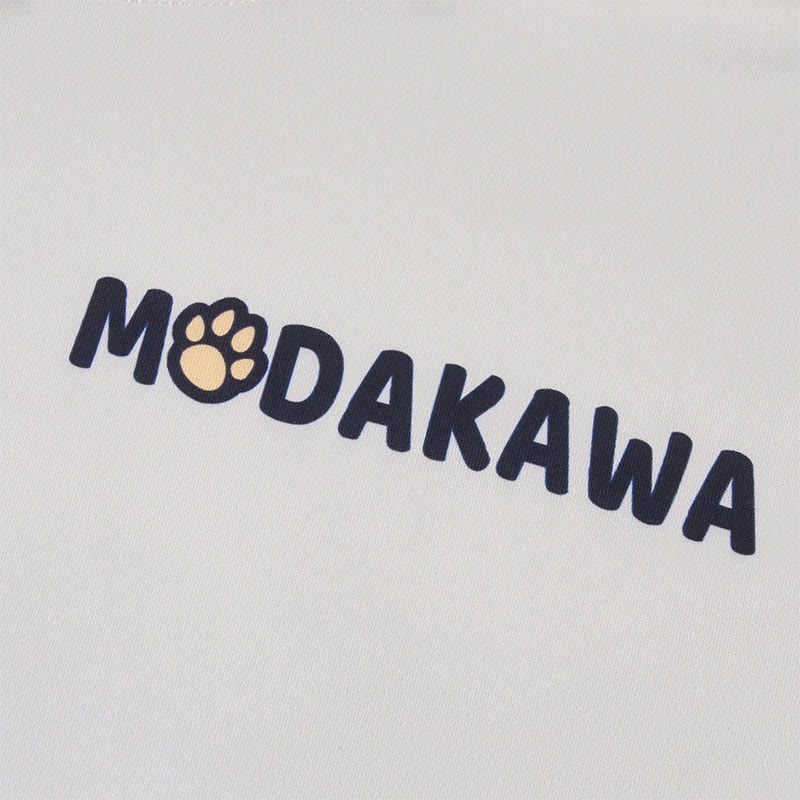 MODAKAWA Farbverlauf-Pullover-Hoodie mit schlafender Katze Grafik - image 2