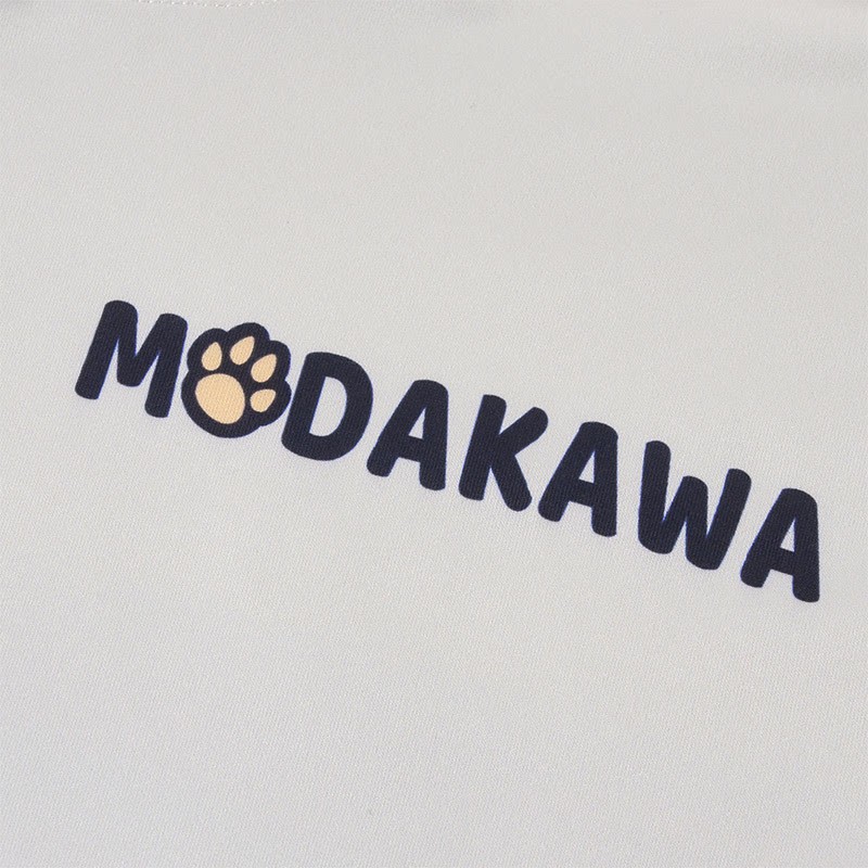 MODAKAWA Farbverlauf-Pullover-Hoodie mit schlafender Katze Grafik - image 2