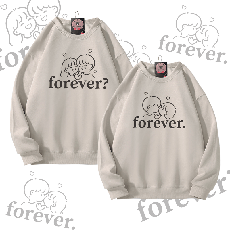 MODAKAWA FOREVER Unisex-Sweatshirt mit Partner-Grafik - image 1