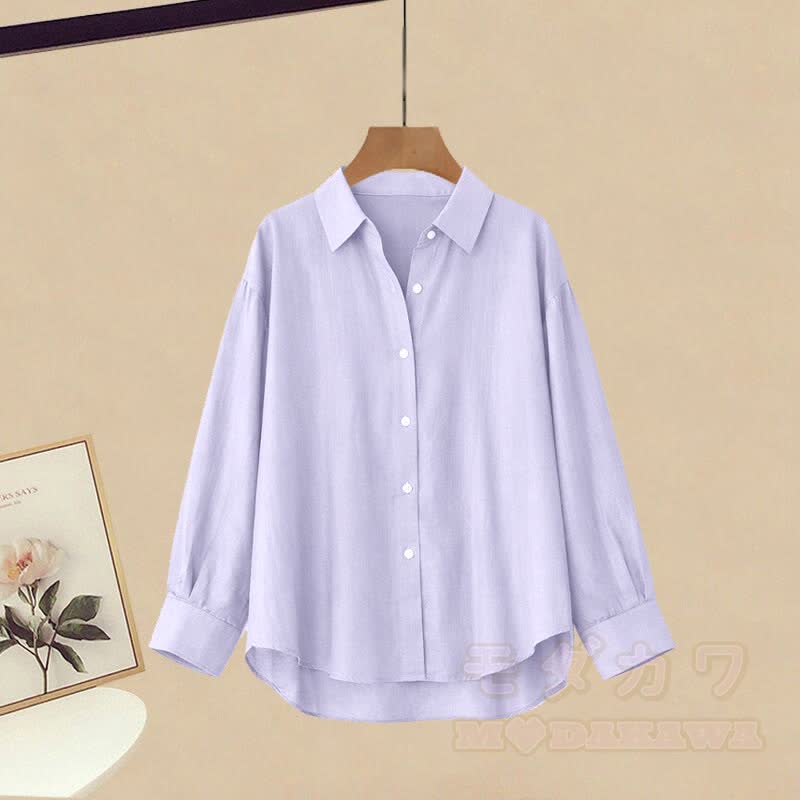 Spitzentop, Schnürhemd, Freizeithose, passendes Outfit - Hemd (Einzeln) - XL - image 3