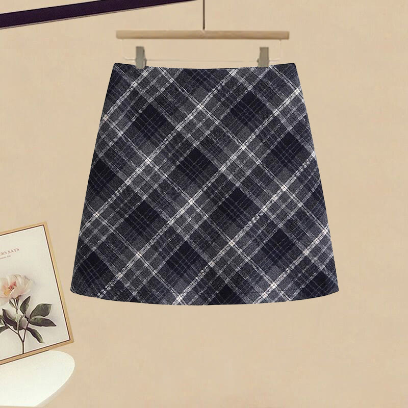 Strickpullover, Cardigan, Karorock, passendes Outfit - Skirt (Single) - XL - image 4