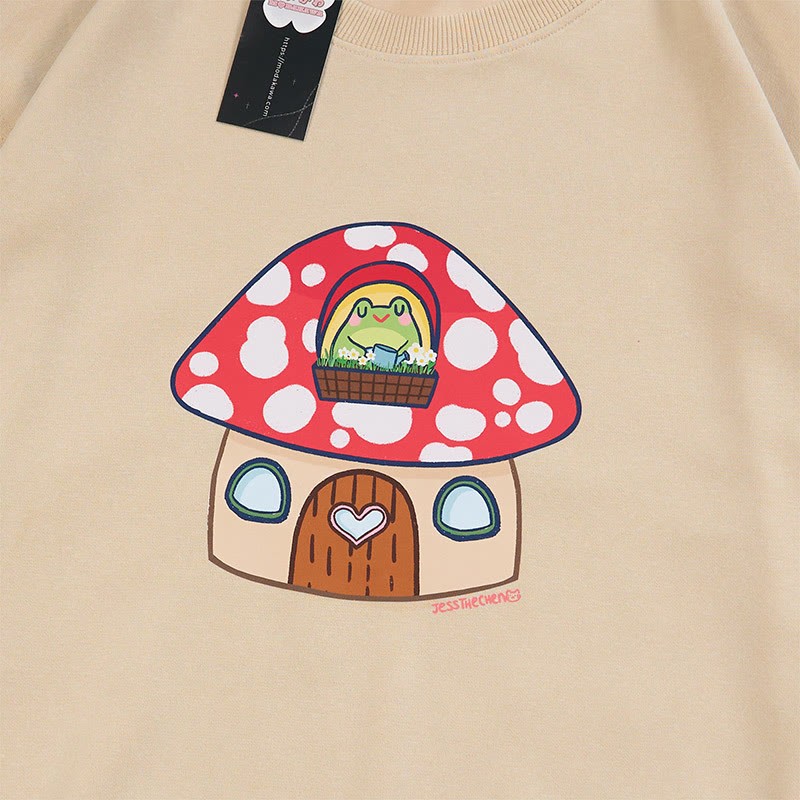 MODAKAWA X jessthechen Frog In Mushroom House Grafik-Sweatshirt - image 2