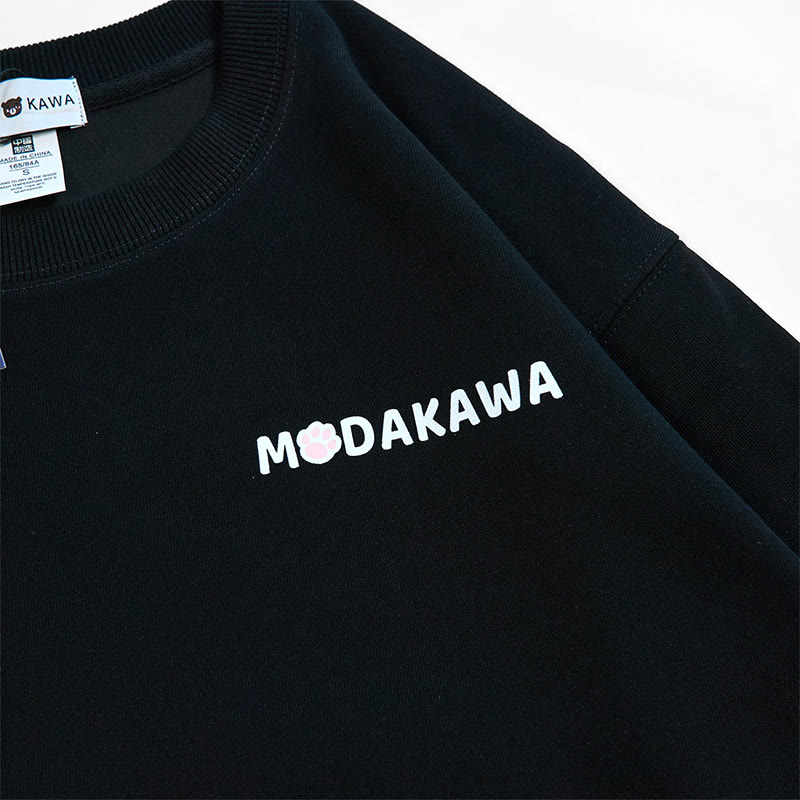 MODAKAWA Sweatshirt mit Katzenmotiv - image 6