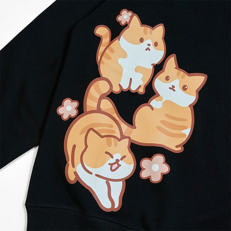 MODAKAWA Sweatshirt mit Katzenmotiv - image 7