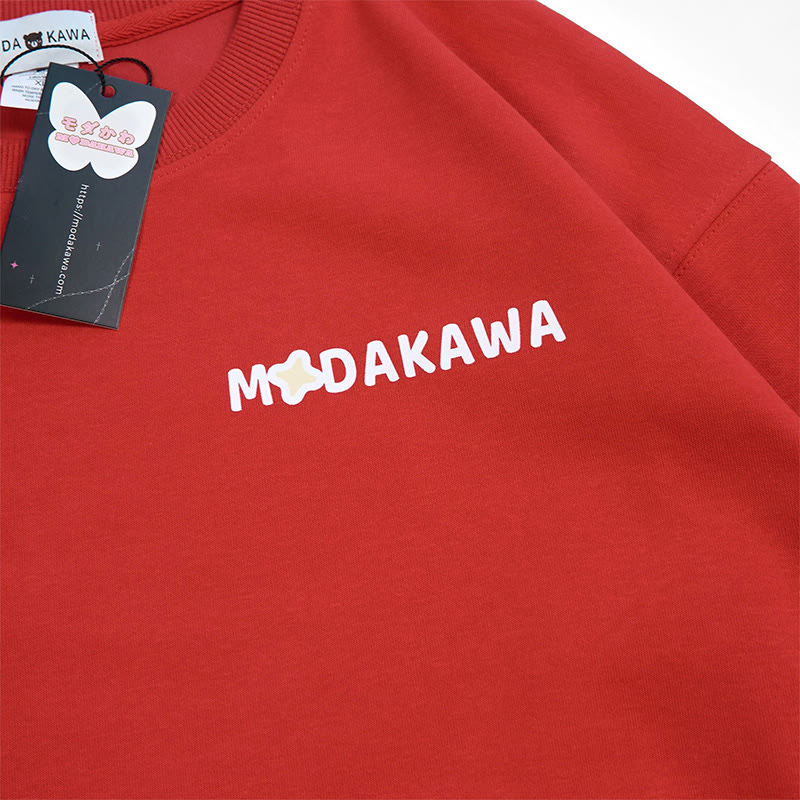 MODAKAWA Sweatshirt mit gestapeltem Fuchs-Grafik - image 7