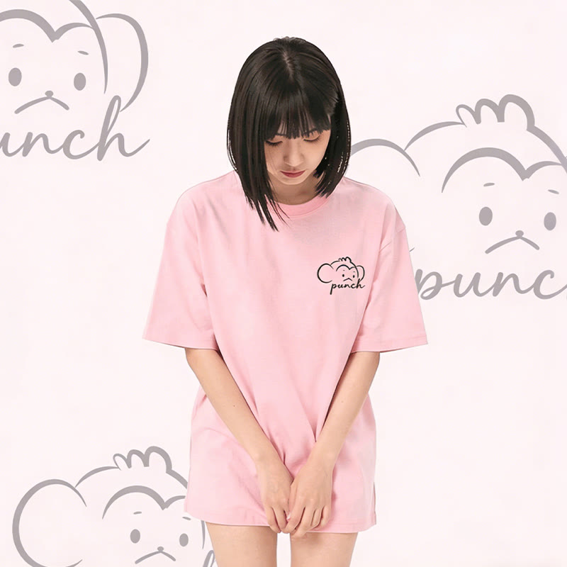 PUNCH Monkey Graphic Modakawa 100% Baumwoll-T-Shirt - image 1