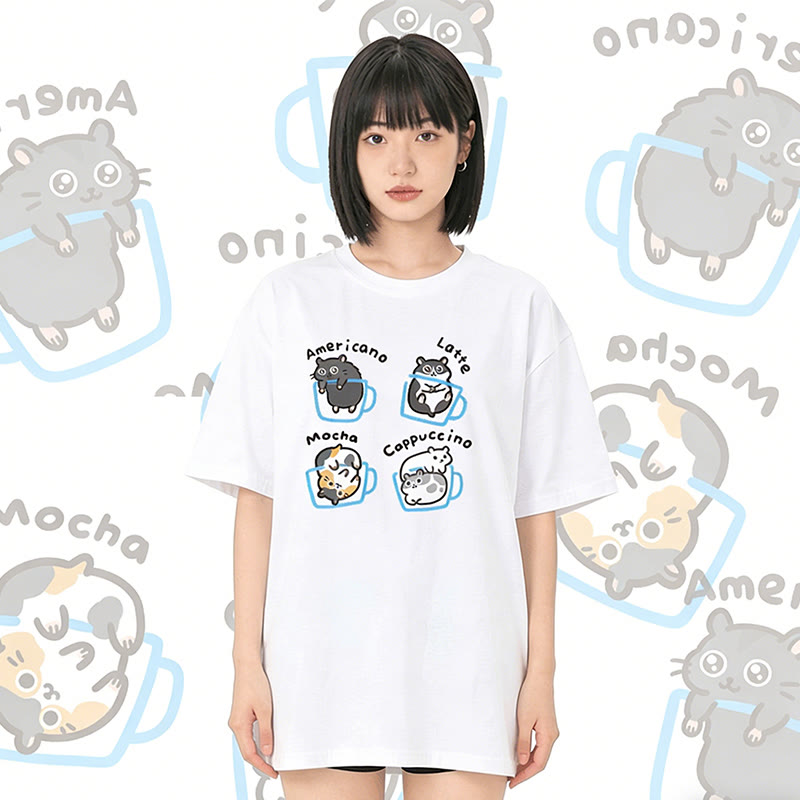 Modakawa T-Shirt mit Mausmotiv aus 100 % Baumwolle - image 1