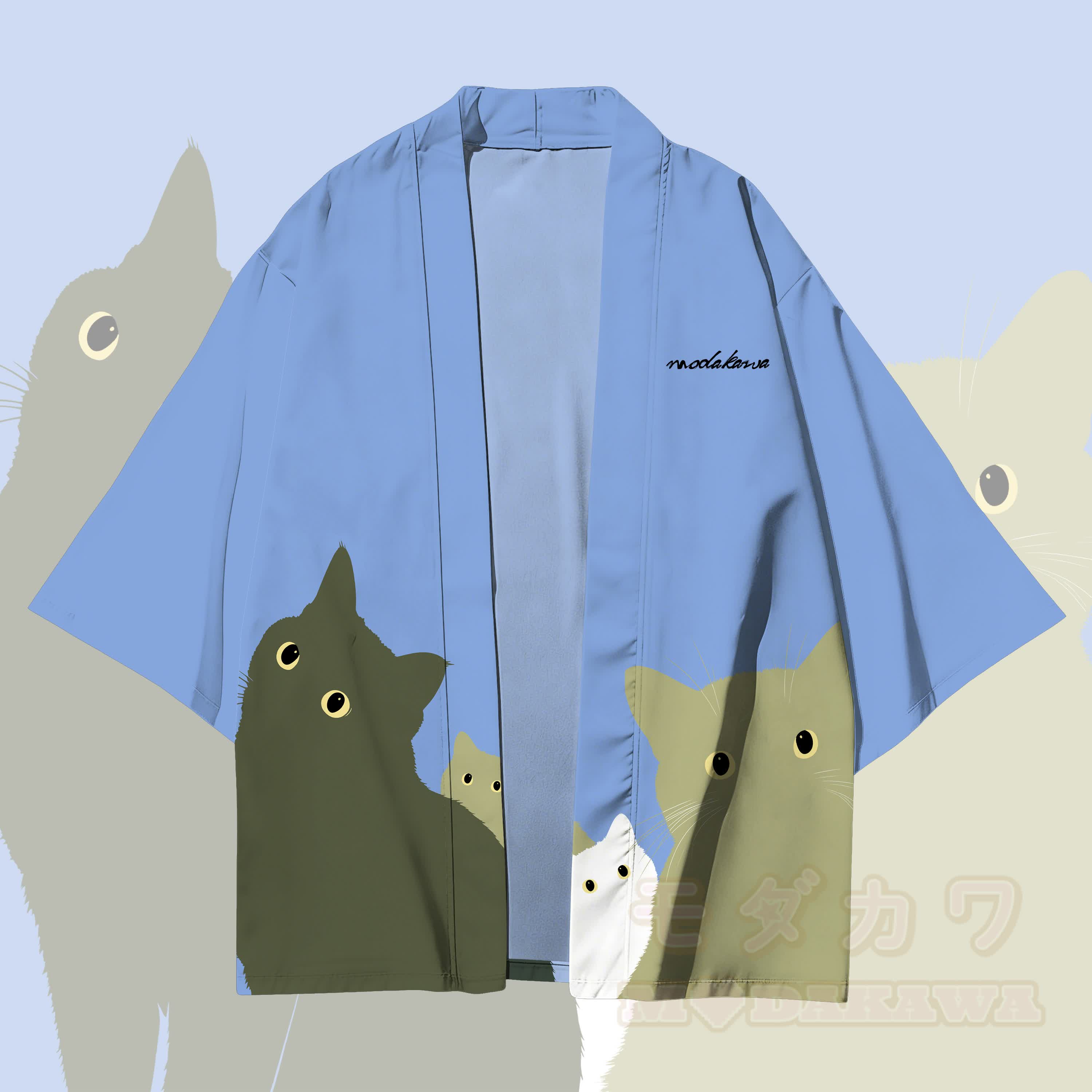 Modakawa Cardigan mit Farben , Kimono-Oberbekleidung - image 1