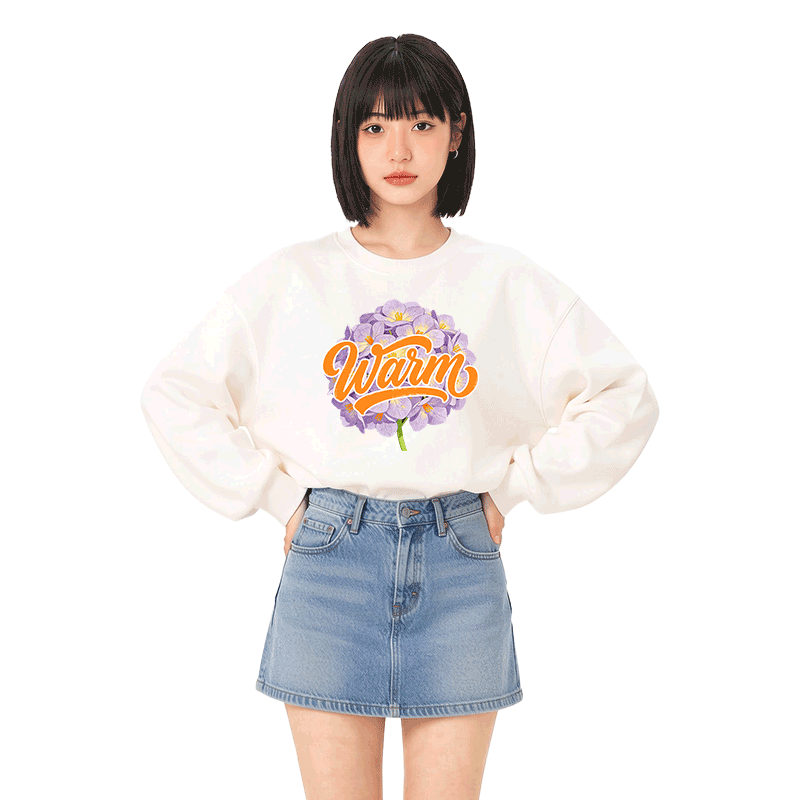 WAIM Modakawa Sweatshirt mit Blumenmuster - image 1