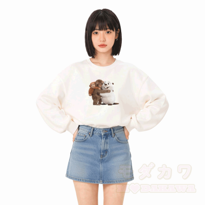 PUNCH Monkey Kugelfisch Grafik Modakawa Sweatshirt - image 2