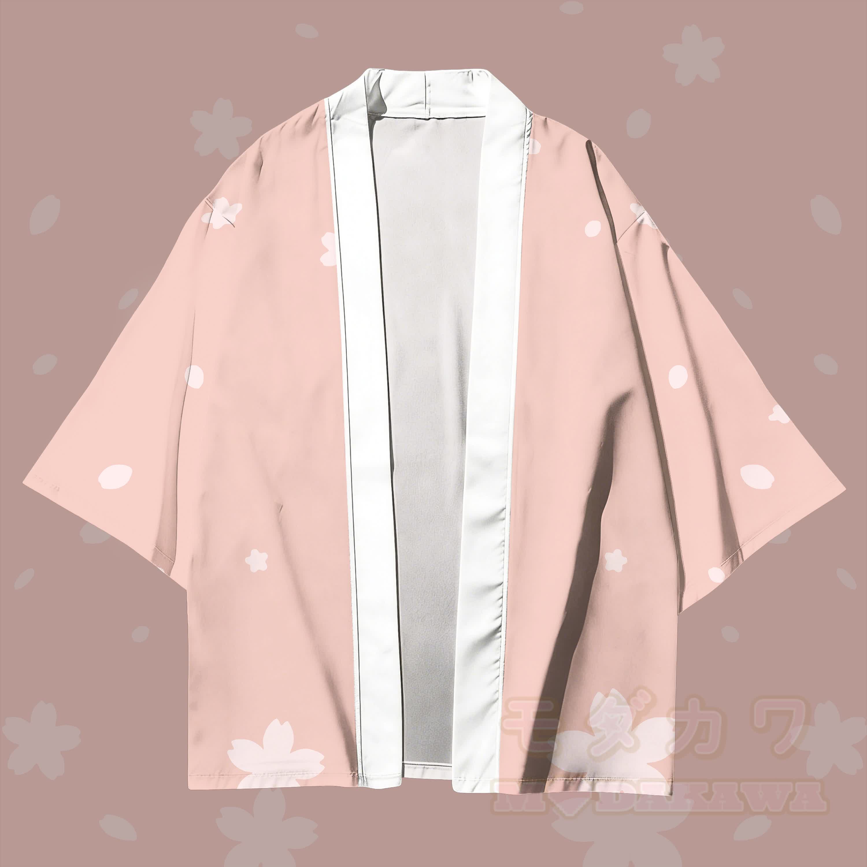 Modakawa-Cardigan mit Sakura-Blumenmuster, Kimono-Oberbekleidung - image 2
