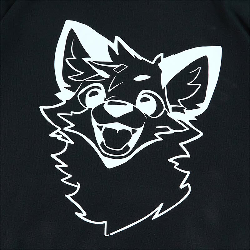 MODAKAWA X atka Fox T-Shirt Vintage Washed Shorts Zweiteiliges Set - image 10