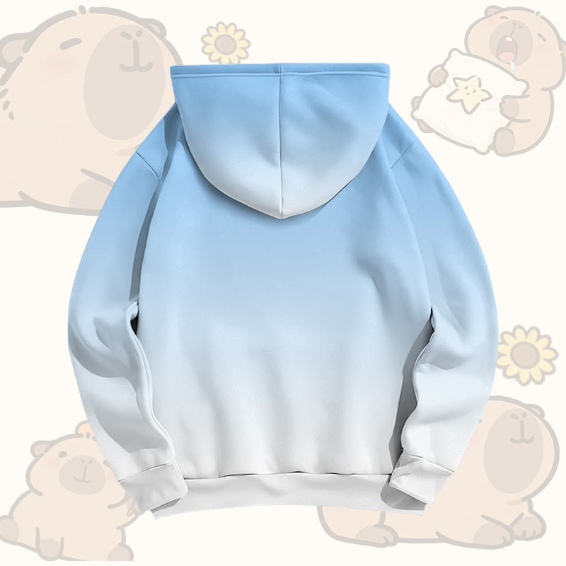 Capybara Stack Graphic Modakawa Pullover Hoodie - image 7