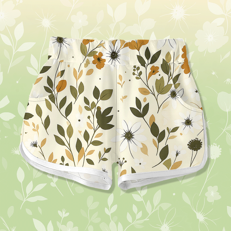 Wildblumengarten-Grafik Modakawa Shorts - Multicolor - 5XL - image 1