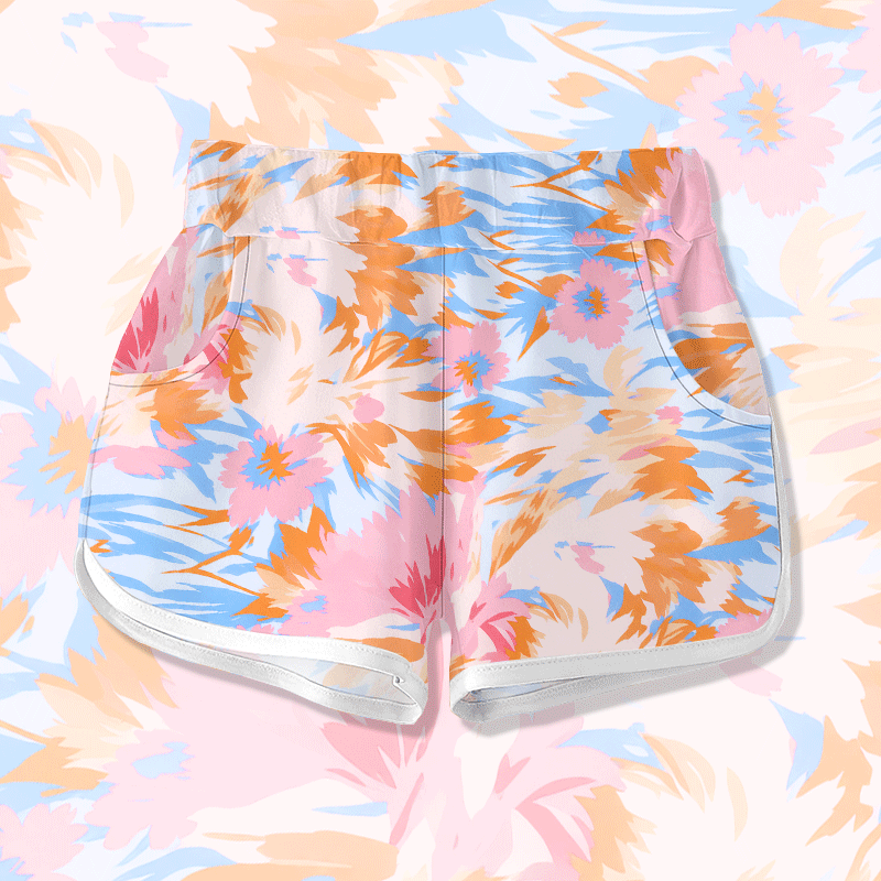 Modakawa Shorts mit tropischem Blumenmuster - Multicolor - 5XL - image 1