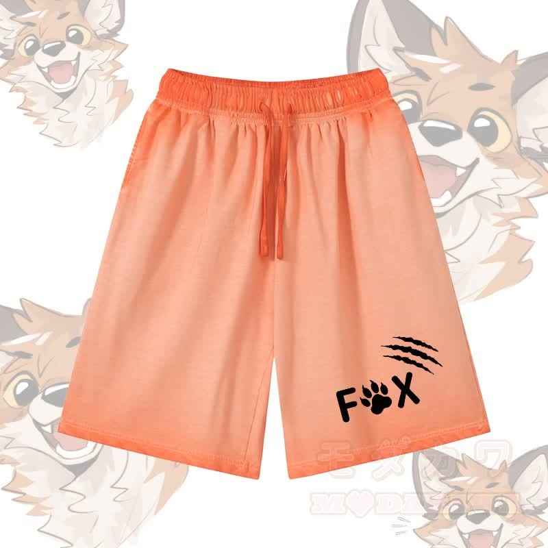 FOX Graphic Modakawa Shorts aus 100 % Baumwolle mit Farbverlauf im Vintage-Waschungs-Look - Orange - 5XL - image 1