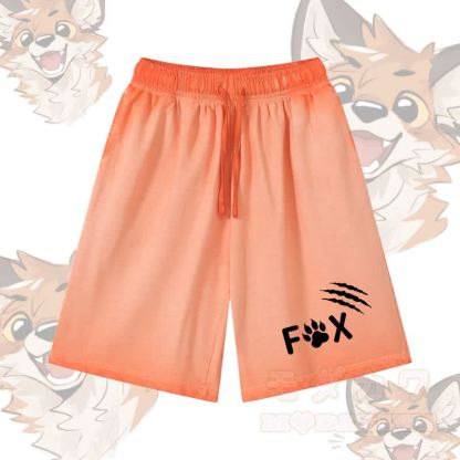FOX Graphic Modakawa Shorts aus 100 % Baumwolle mit Farbverlauf im Vintage-Waschungs-Look - Orange - 5XL - image 1