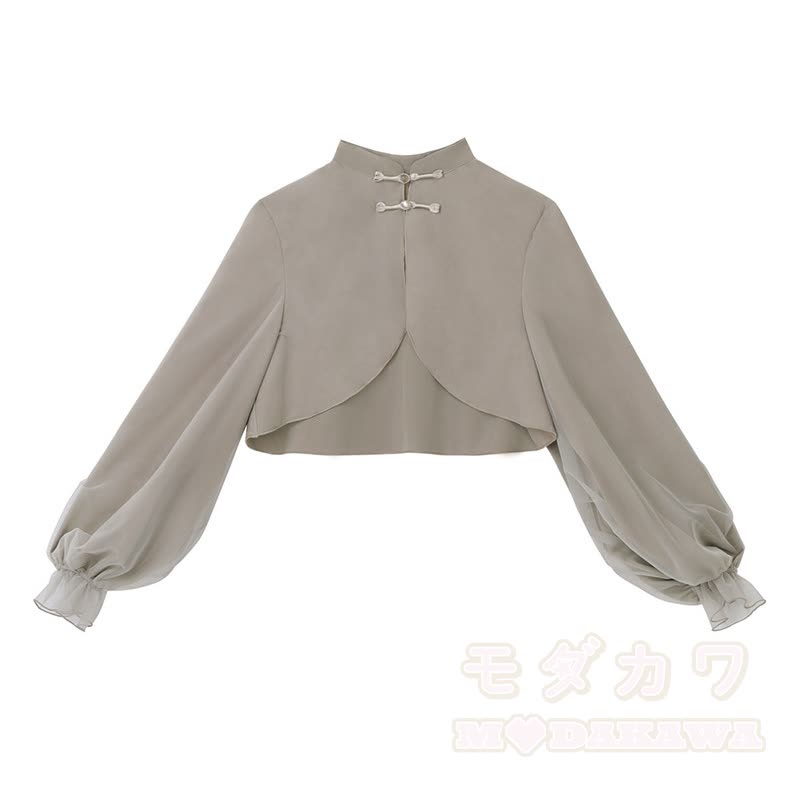 Vintage-Top mit Schnalle, besticktes Unterkleid mit Blumenmuster, passendes Outfit - Spitze - L - image 3