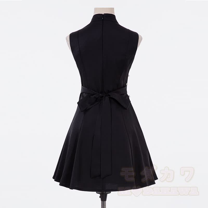 Vintage-Unterkleid mit Quasten, Blumenstickerei und zweiteiligem Set - image 6