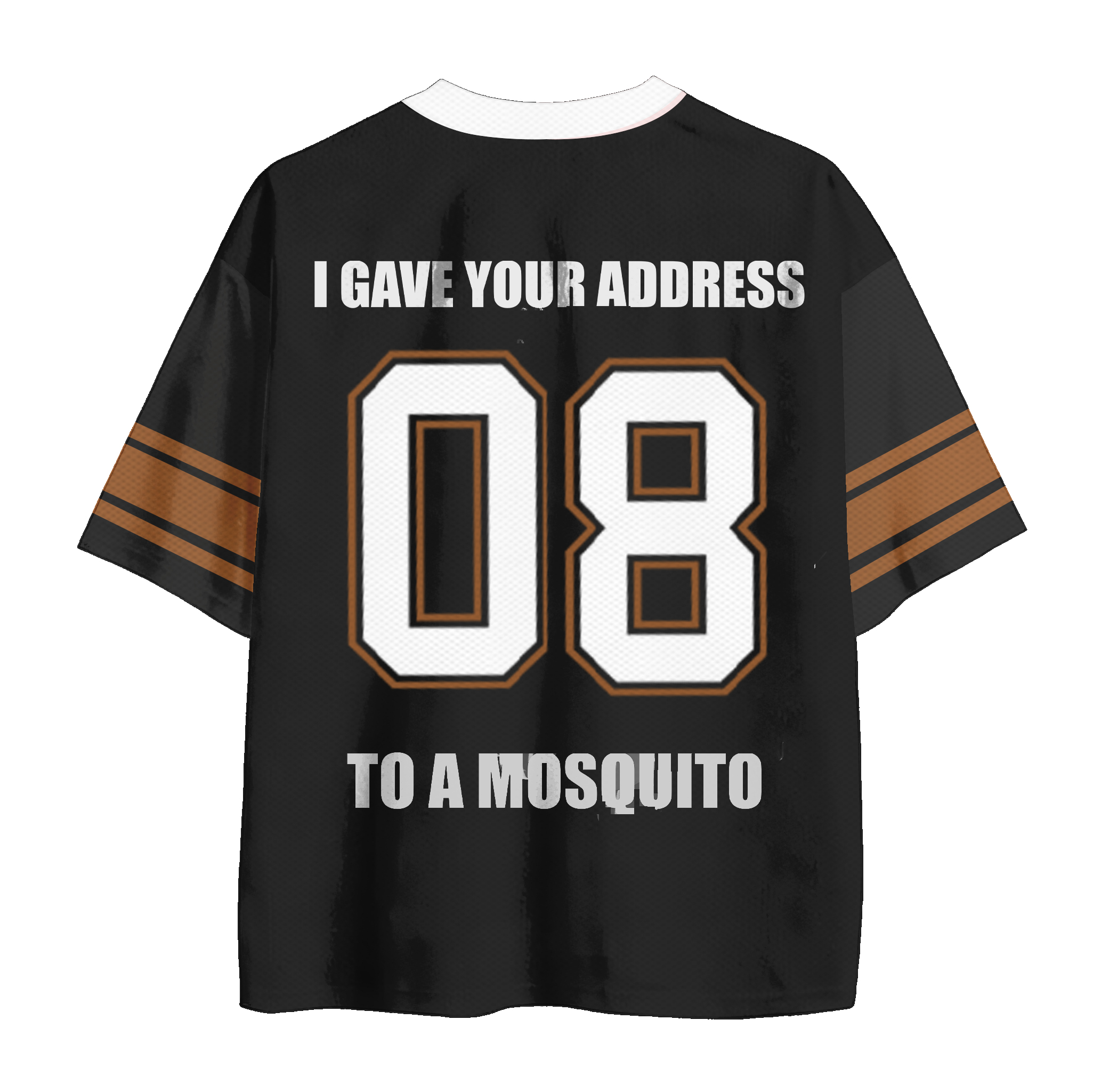 MODAKAWA X atka ICH GAB DEINE ADRESSE AN EINE MÜCKE Fox Number Graphic Vintage Mesh Jersey T-Shirt - image 3