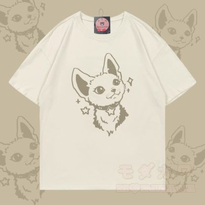 Fox Graphic Modakawa 100% Baumwoll-T-Shirt - Hellbeige - 5XL - image 1