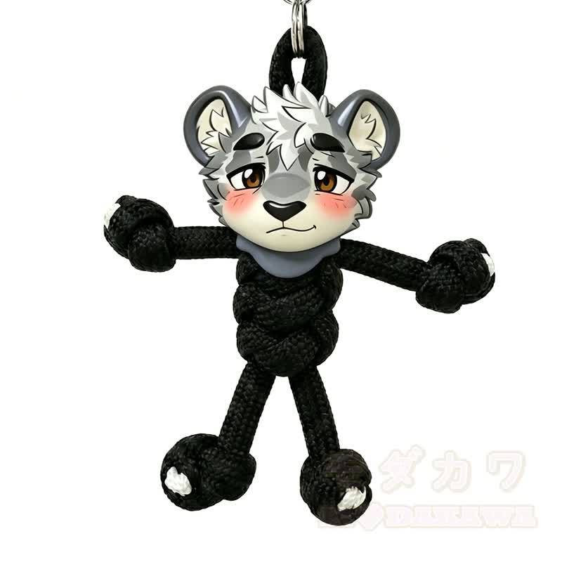 MODAKAWA X atka Blush Tiger Schlüsselanhänger Geburtstagsgeschenk - Schwarz - image 1